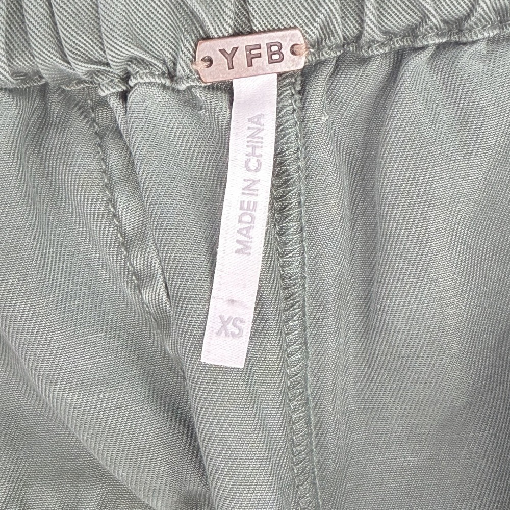 Young Fabulous & Broke Women's Wide Leg Waist Stretch 100% Lyocell Pants SZ-XS - Picture 7 of 13